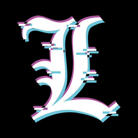 L Glitch Logo L Glitch Logo