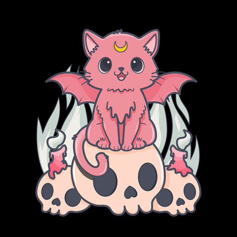 Kawaii Pastel Goth Cat Kawaii Pastel Goth Cat