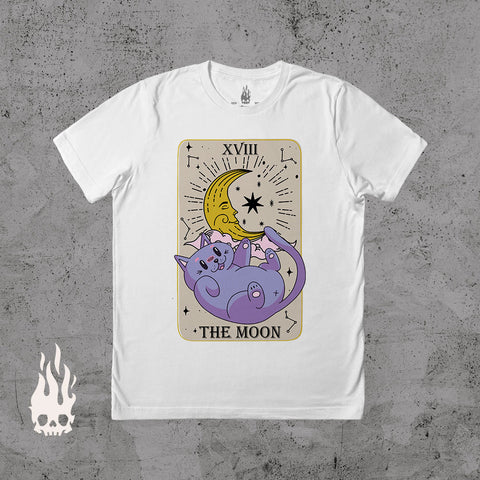 Kawaii The Moon Tarot Card - T-shirt