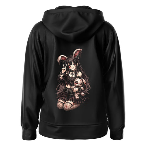 The Dark Bunny Girl – Gothic Anime-Inspired Dark Art