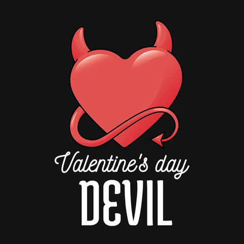 Valentine’s Day Devil – Cute & Spicy Heart Design T-Shirt / Hoodie / Sweatshirt