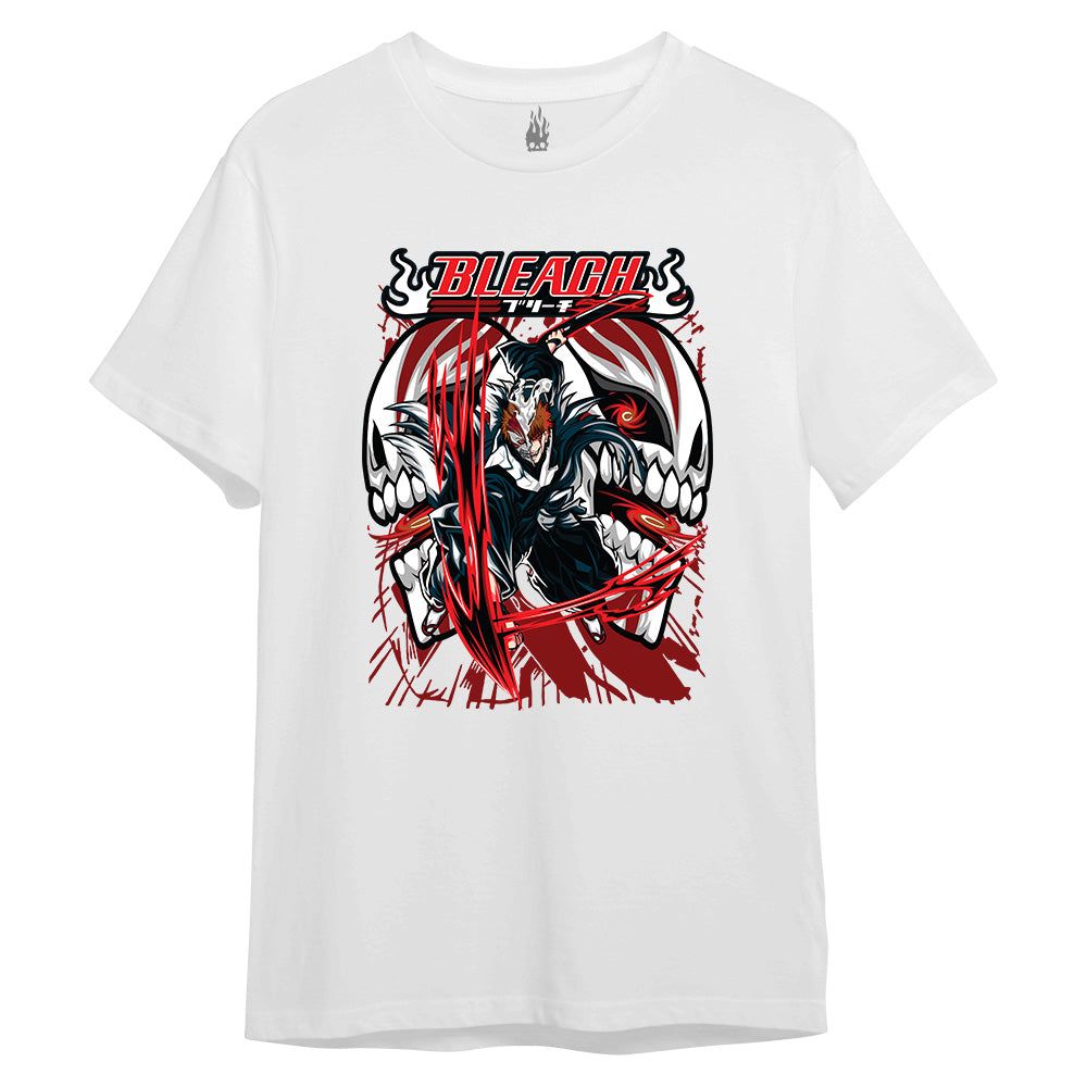 White t-shirt, anime-inspired, Japanese manga