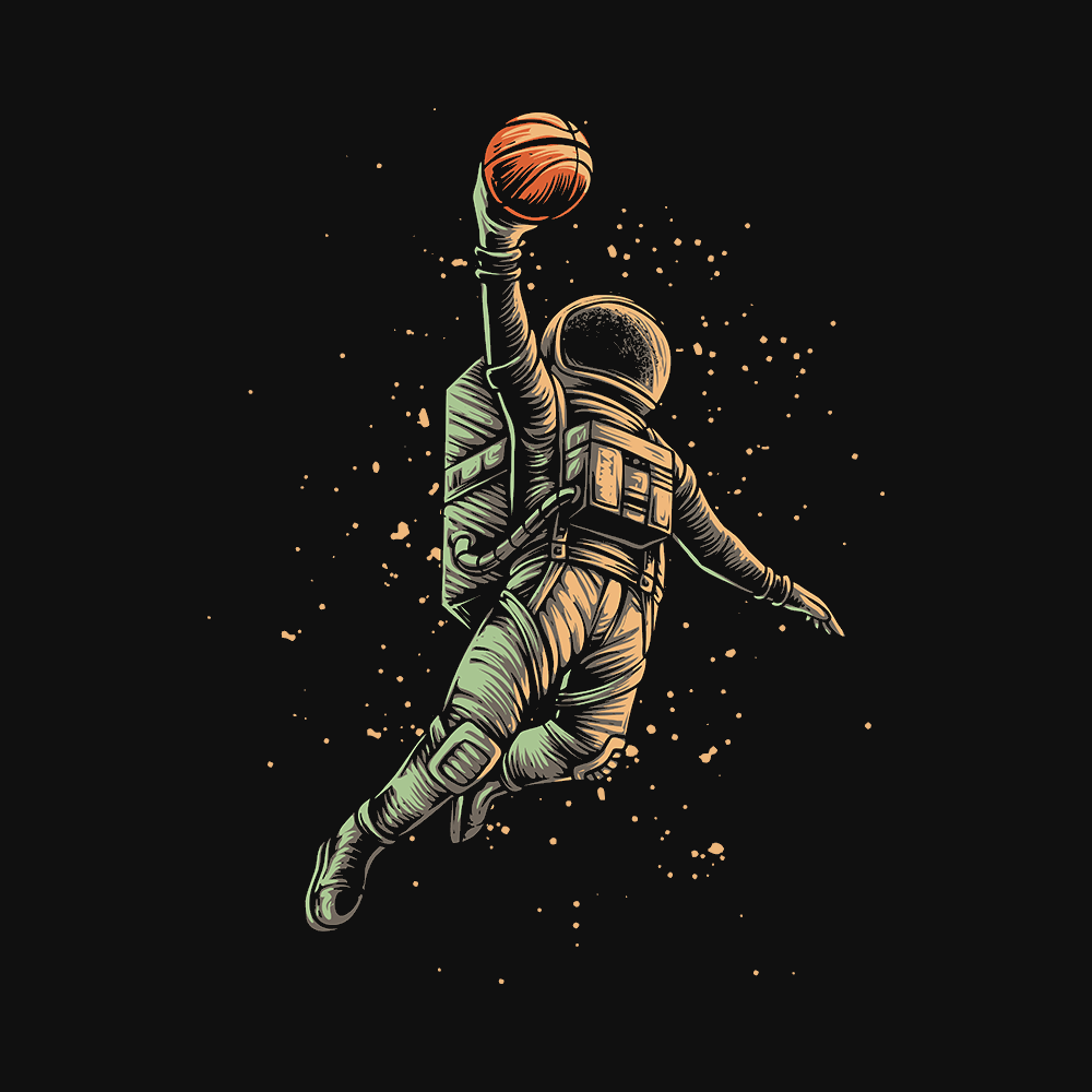 Basketball Astronaut