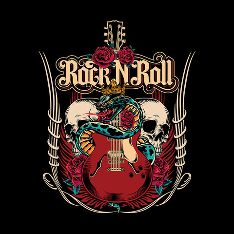 Rock N' Roll Skull & Snake Sweatshirt