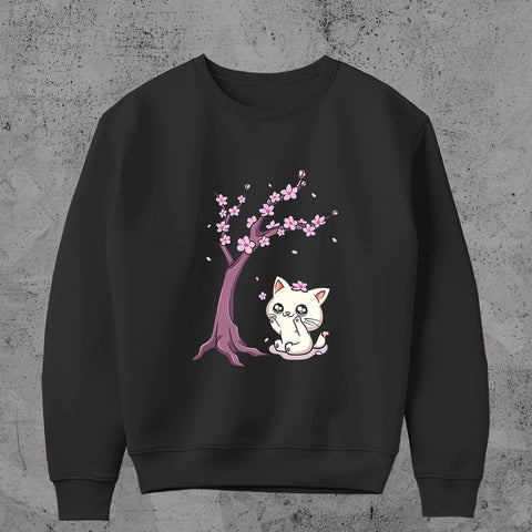 Kawaii Neko Sakura - Sweatshirt
