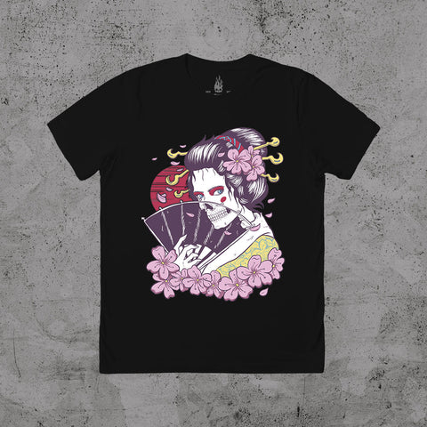 Geisha Skull - T-shirt