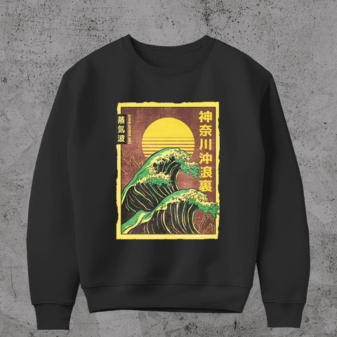 The Great Wave Off Kanagawa  - Sweatshirt