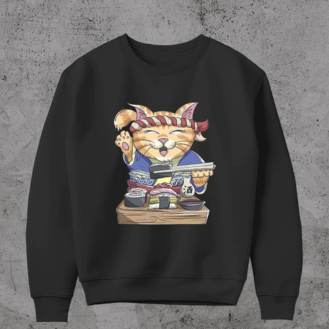 Cat Sushi Chef - Sweatshirt
