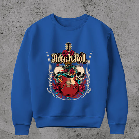 Rock N' Roll Skull & Snake Sweatshirt
