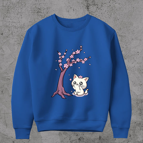 Kawaii Neko Sakura - Sweatshirt