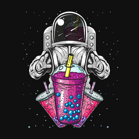 Astronaut Bubble Tea