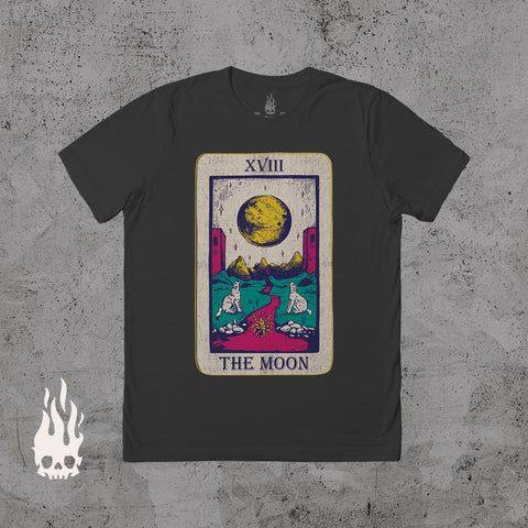 The Moon Tarot Card - T-shirt