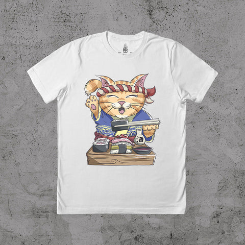 Cat Sushi Chef - T-shirt