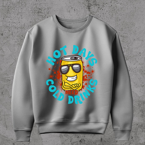 Funny Summer Design  Sweatshirt