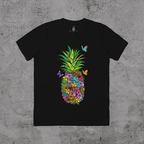 Hawaiian Floral Pineapple