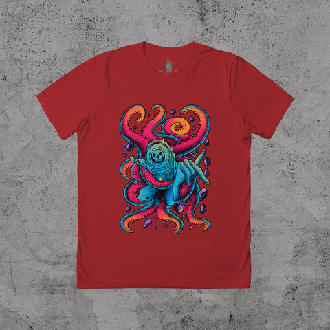 Giant Octopus Attack - T-shirt