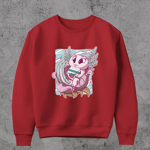 Strawberry Axolotl - Sweatshirt