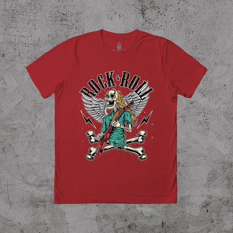 Rock N' Roll Skull & Bones - T-shirt