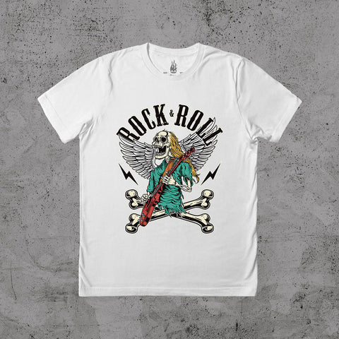 Rock N' Roll Skull & Bones - T-shirt