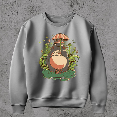 Mystical Creature Nighttime Garden Sweatshirt