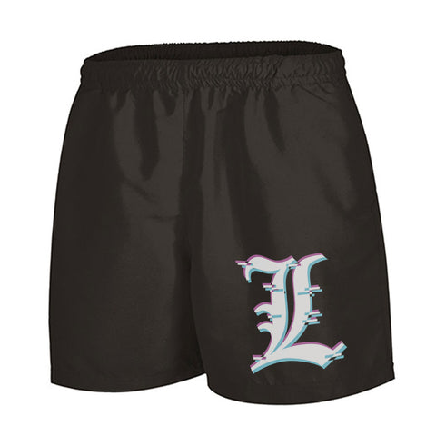 L Glitch Men's Swim Shorts