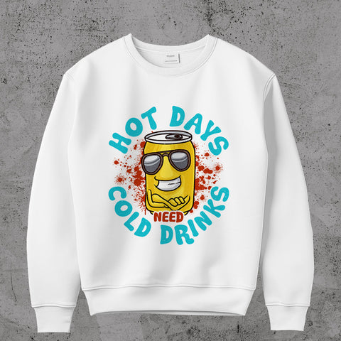 Funny Summer Design  Sweatshirt