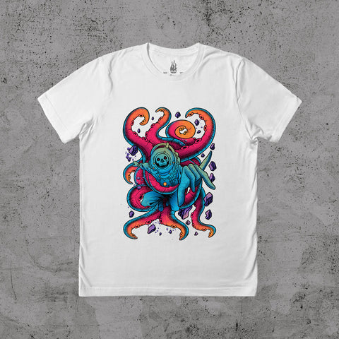 Giant Octopus Attack - T-shirt