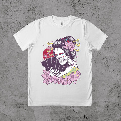 Geisha Skull - T-shirt