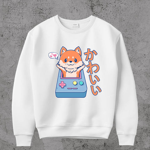 Chibi Fox Retro Games - Sweatshirt
