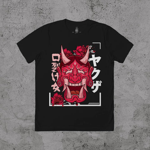 Japanese Demon Mask - T-shirt