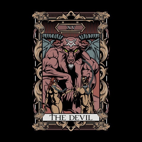Devil Tarot Card - T-shirt